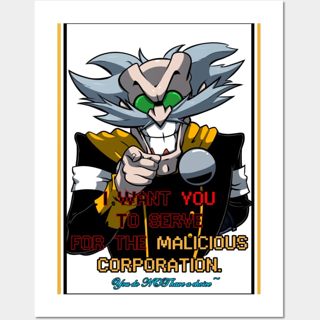 Malicious Corporation Recruitment Wall Art by JETX Official Store_1